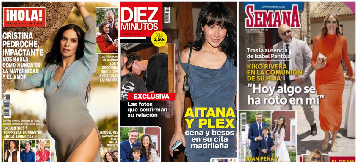 Las portadas de las revistas del corazón de hoy, 4 de junio (Instagram)